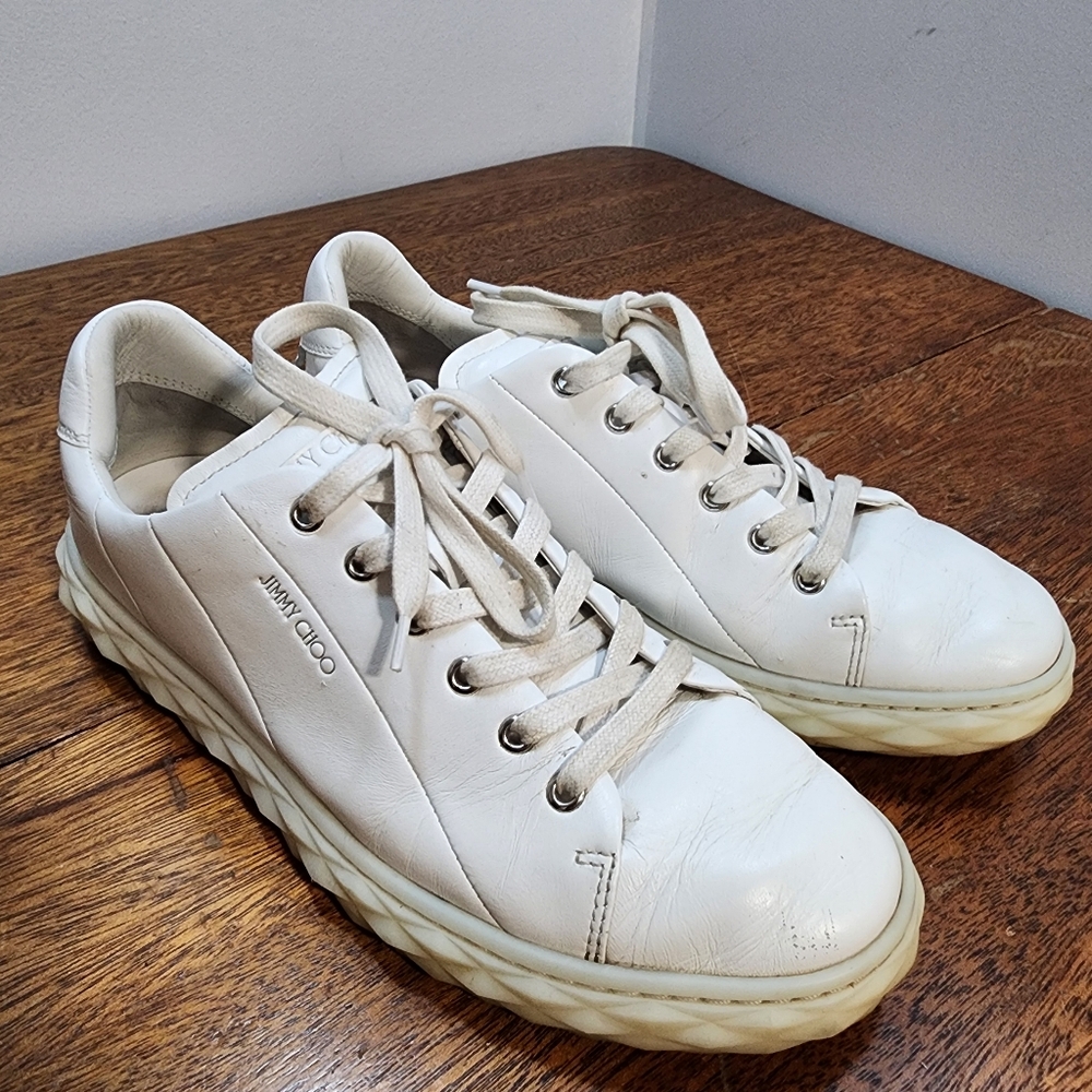 Jimmy Choo diamond light sneakers 41eu white